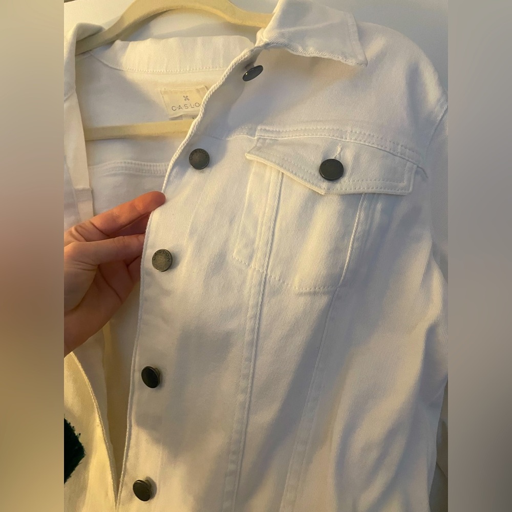 White Denim Jacket